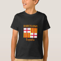 Patriotic Flag Red White Yellow Barcelona Art