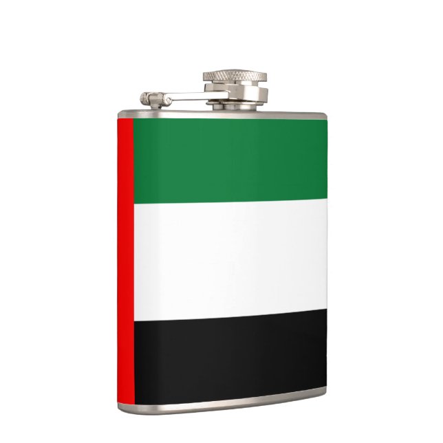 Patriotic flask with Flag of UAE (Right)