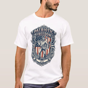Patriotic Flea Market Picker Vector Graphic Tee