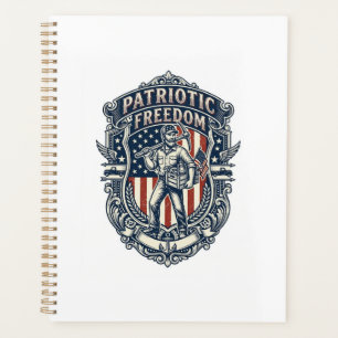 Patriotic Flea Market Picker Vector Graphic Tee Planner