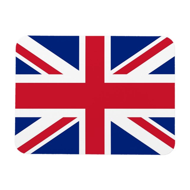 Patriotic flexible magnet United Kingdom flag (Horizontal)