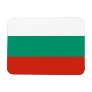 Patriotic flexible magnet with flag of Bulgaria