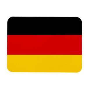 Patriotic flexible magnet with flag of Germany