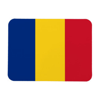 Patriotic flexible magnet with flag of Romania