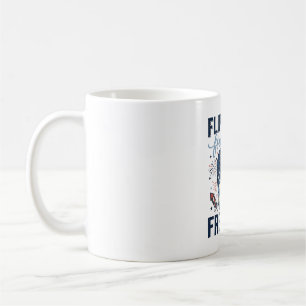Patriotic Flip Flops Fireworks Freedom Shirt Desig Coffee Mug