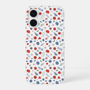Patriotic Floral Grocery Bag   Summer Americana  iPhone 16 Case