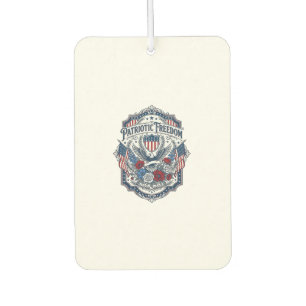 Patriotic Florist Vector Graphic Tee_1 Car Air Freshener