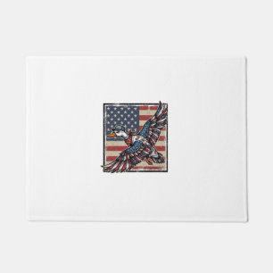 Patriotic Flying Duck Vintage Engraving Shirt Desi Doormat