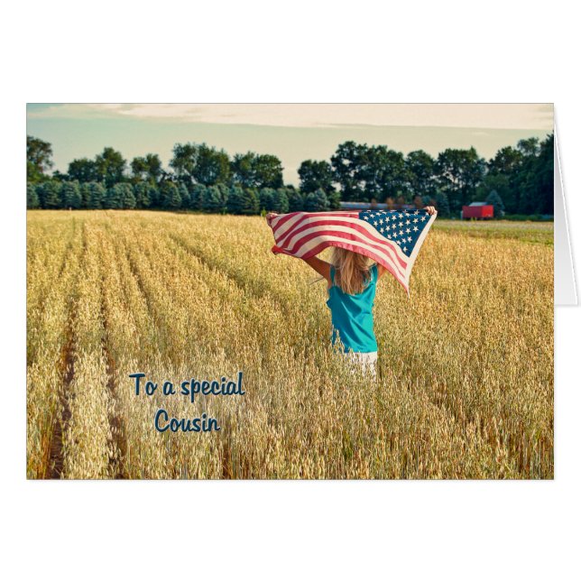 Patriotic for cousin (Front Horizontal)