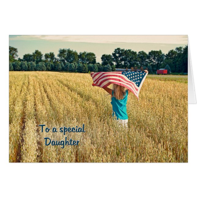 Patriotic for Daughter (Front Horizontal)