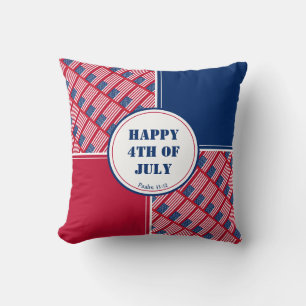 Patriotic FOURTH OF JULY Cushion