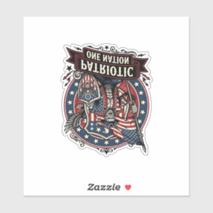 Patriotic Frankenstein Freedom Brute Horror Monste
