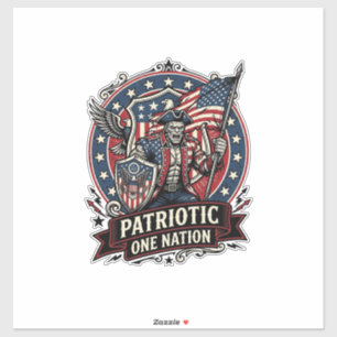 Patriotic Frankenstein Freedom Brute Horror Monste