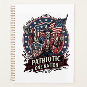 Patriotic Frankenstein Freedom Brute Horror Monste Planner