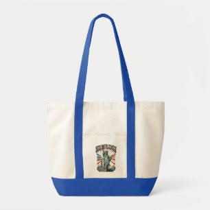 Patriotic Freedom Design Art Tote Bag