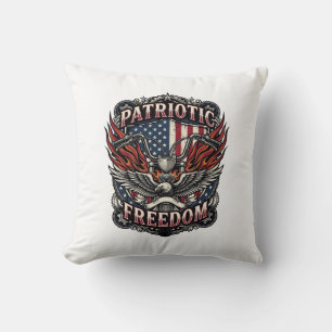Patriotic Freedom Handlebars Biker Road Freedom Pa Cushion