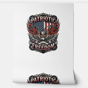 Patriotic Freedom Handlebars Biker Road Freedom Pa Wallpaper