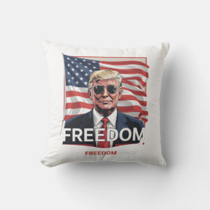 Patriotic Freedom Let Freedom Ring Cushion