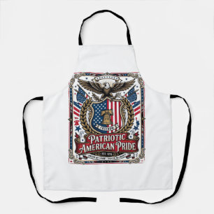 Patriotic Freedom Shield Liberty Icons & Symbols V Apron