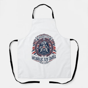 Patriotic Freedom Shield Liberty Icons & Symbols V Apron