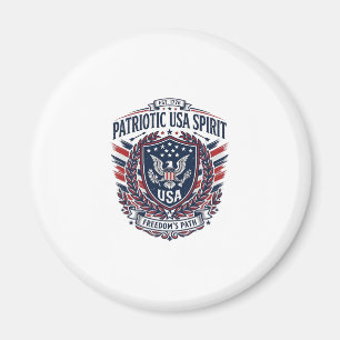 Patriotic Freedom Shield Liberty Icons & Symbols V Magnet