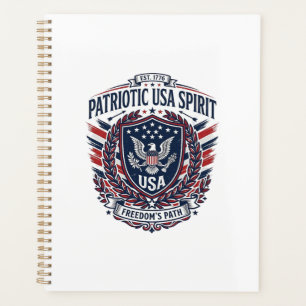 Patriotic Freedom Shield Liberty Icons & Symbols V Planner