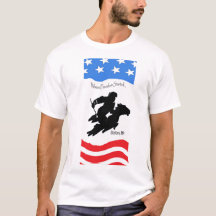 Patriotic Freedom TShirt with flag and Paul Revere