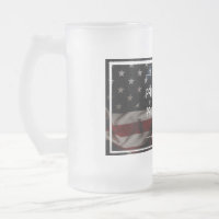 Patriotic Frosted Beer Mug