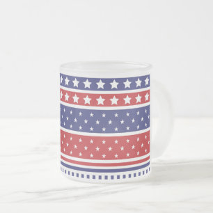 Patriotic Frosted Coffee Mug