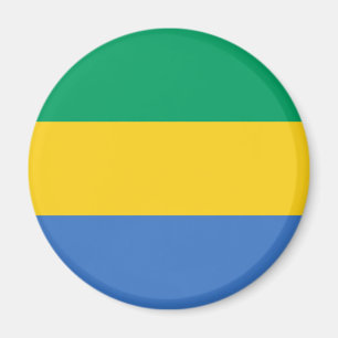 Patriotic Gabon Flag Magnet