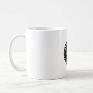 Patriotic George Washington Riding T-rex American  Coffee Mug