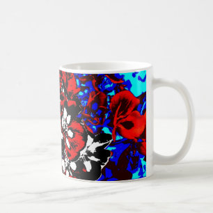 Patriotic Geraniums Coffee Mug