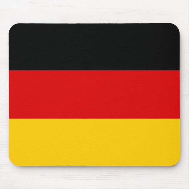 Patriotic German Flag Mouse Mat (Front)