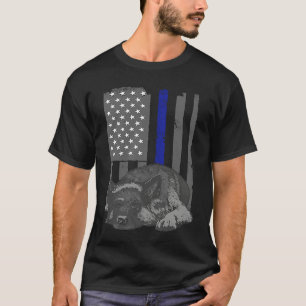 Patriotic German Shepherd America Flag 4th of July T-Shirt