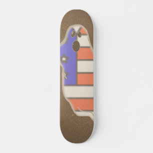 Patriotic Ghost Skateboard