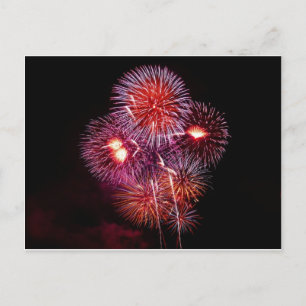 Patriotic Gifts Fireworks from the 4th of July Postcard