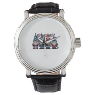 Patriotic Gnome Nurse Vector Vintage Engraving Des Watch