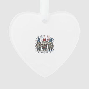 Patriotic Gnome USA Vintage Fourth of July Shirt_1 Ornament