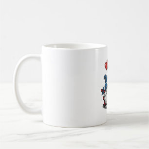 Patriotic Gnome Vintage Engraving Vector Design_1 Coffee Mug