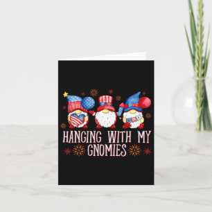 Patriotic Gnomes For 4th Of July Hanging With My G Card