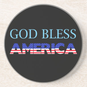 Patriotic God Bless America Coaster