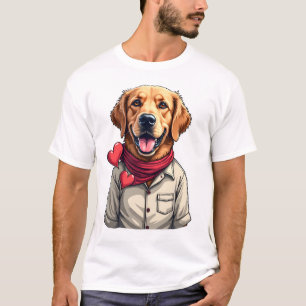Patriotic Golden Retriever Lover Vintage Shirt 2