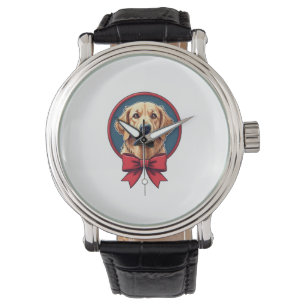 Patriotic Golden Retriever Ribbon Halo Shirt Watch