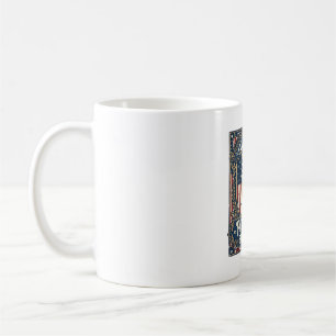 Patriotic Golden Retriever Vector Graphic Tee_1 Coffee Mug