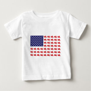 Patriotic Goldwing Motorcycle Baby T-Shirt