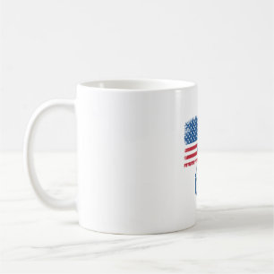 Patriotic Golf USA Coffee Mug
