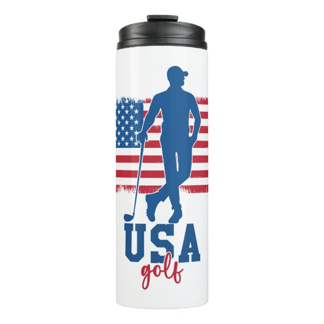 Patriotic Golf USA Thermal Tumbler (Front)