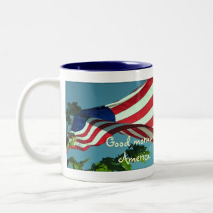 Patriotic Good Morning America Beverage Mug