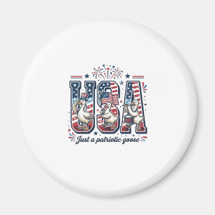 Patriotic Goose USA Vintage Fourth of July Shirt ( Magnet