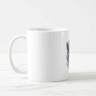 Patriotic Graduation Vector Graphic Tee Coffee Mug